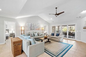 Spacious Open Living Room Comfort
