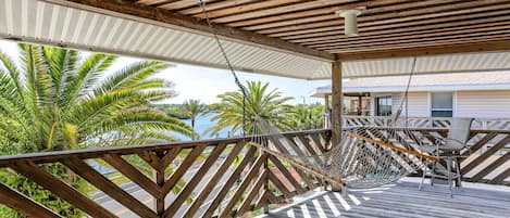 Huge Private, Covered Balcony with Hammock and Intracoastal Views