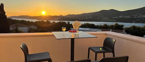 The panoramic view from terace