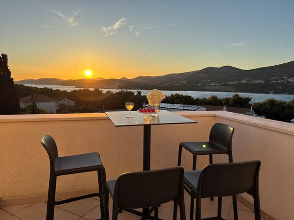 The panoramic view from terace