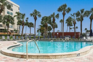 Swim in the heated, community pool or relax on a lounger with a good book.  Up to you!