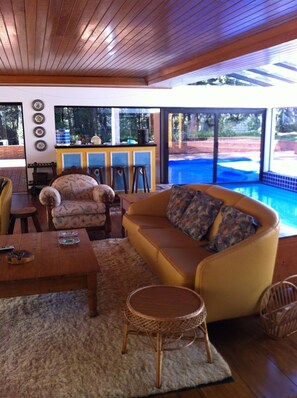 living room of the pavilion
