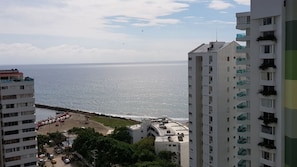 Vista a la playa o el mar