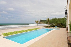 Pool overlooking the ocean