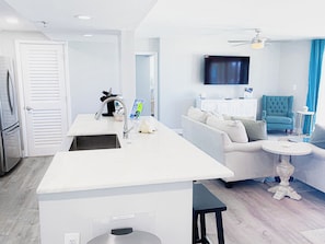 Kitchen and Living Room