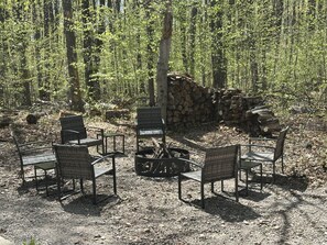 Outdoor Firepit with seating