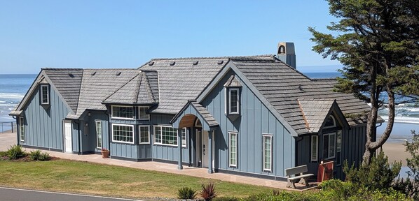 House sits on the beach