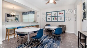 Poolside Indoor Seating