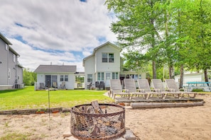 Home Exterior | Furnished Backyard