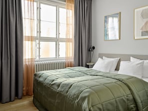 Comfortable and large double beds.