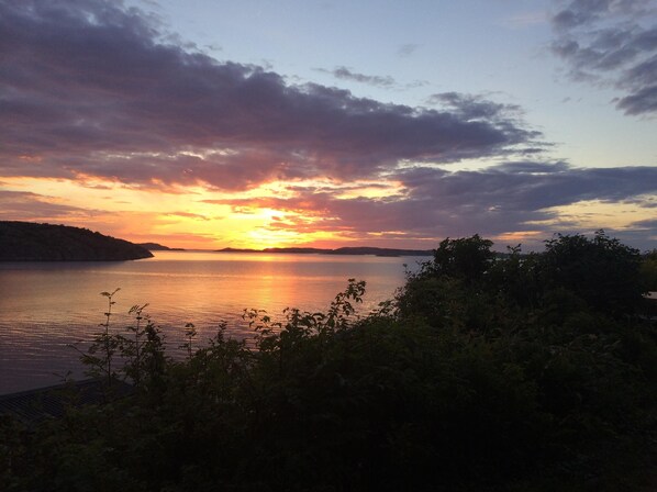 Evening sunset from the house