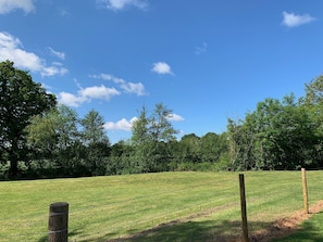 One of two dog exercise paddocks