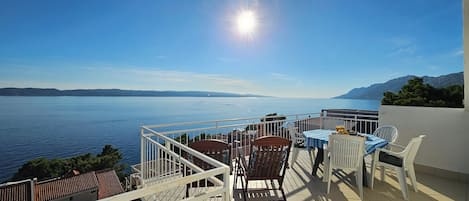 Sea view from the terrace