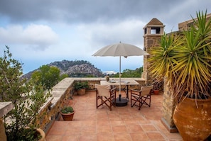 Terrace panoramic sea views