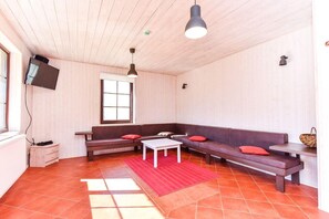 Living area. Guests room in "Dzukijos uoga" vacation home