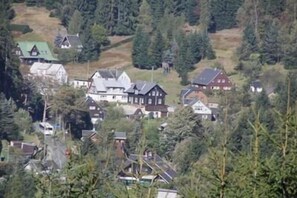 Blick auf das Ferienhaus Anno Dazumal
