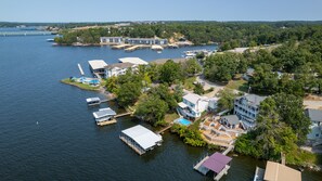 Aerial view of the property located near mile marker 1 of the Grand Glaze Arm.