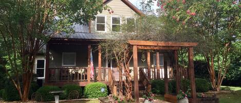 WATER FRONT LAKE PROPERTY. Over 150 feet.  Complete relaxation on 3 porches.