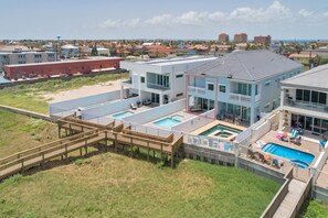 Aerial view of the property