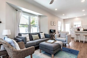 Living Room - Open windows and feel the ocean breeze!