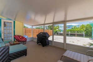 View from screened lanai
