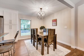 Dining room with seating for six