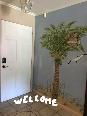 Welcome! Entry room
