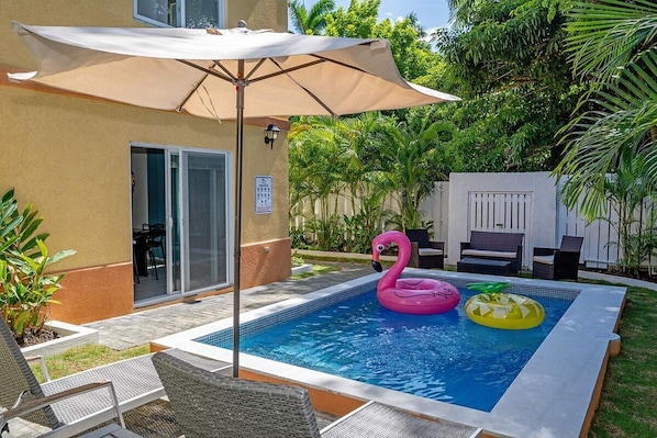Private pool at property