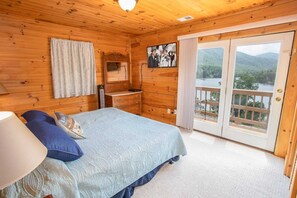 Upper Level King Bedroom with Private Balcony