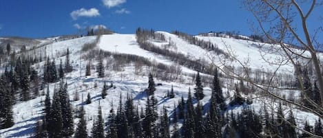 Steamboat Dream Vacation - Ski-In/Ski-Out 2 Bedroom 2 Bath Condo - View from the private balcony