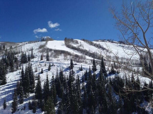 Steamboat Dream Vacation - Ski-In/Ski-Out 2 Bedroom 2 Bath Condo - View from the private balcony