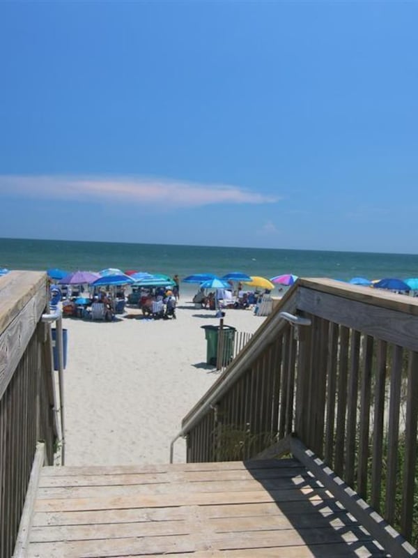 Direct beach access