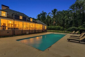 "The outside property was beautiful and lovely for the children and the porch is the cherry on top!"