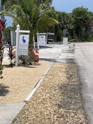 Path to Beach is two driveways away! (Yes, Flamingo Cottage #1717495 is us too)