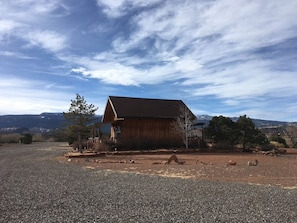 North side of cabin