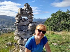 Catherine, your host on the heights of Foix
