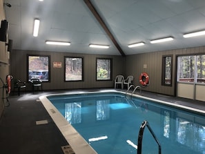 Indoor pool and sauna available to all Summit guests
