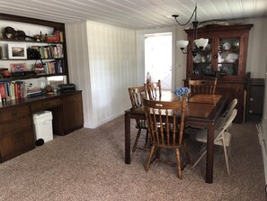 Dining area and desk