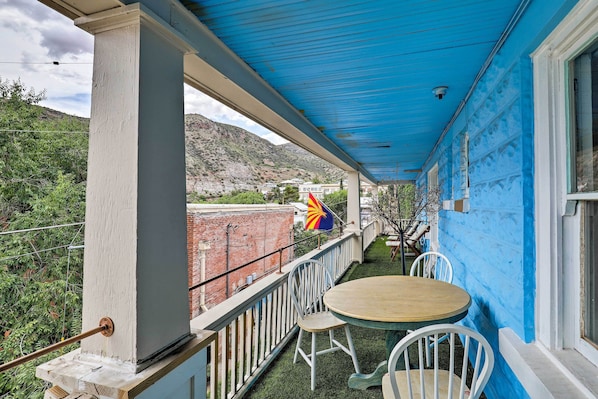 Bisbee Vacation Rental | 2BR | 1BA | 1,200 Sq Ft | Stairs Required to Access