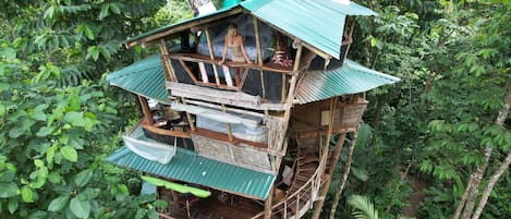 Corcovado Treehouse looks out over Corcovado National Park and close to beaches