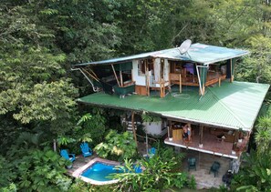 5 Bedroom home on 3 levels nestled on 140 acres of primarty rainforest 