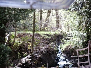 View from main window of top of waterfalls (slightly zoomed in)