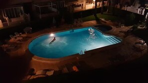 swimming pool and garden