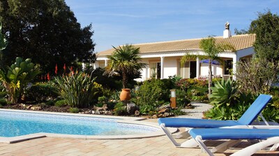 Lujo y naturaleza: Villa con piscina climatizada con energía solar en un parque ajardinado de 55,000 m²
