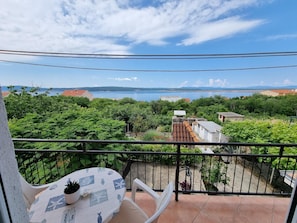 balcony with sea view