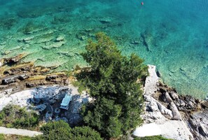 Villa Marela, kristallklares Meer und Strand