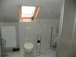 Ferienwohnung-Bad mit Dusche und WC