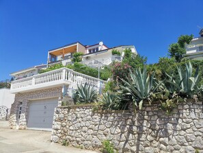 External view of the building. House