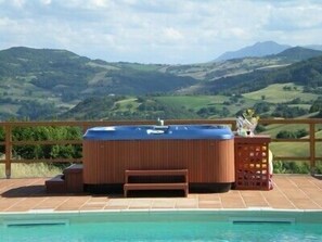 Jacuzzi und panorama