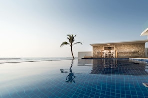 swimming pool with sea view 